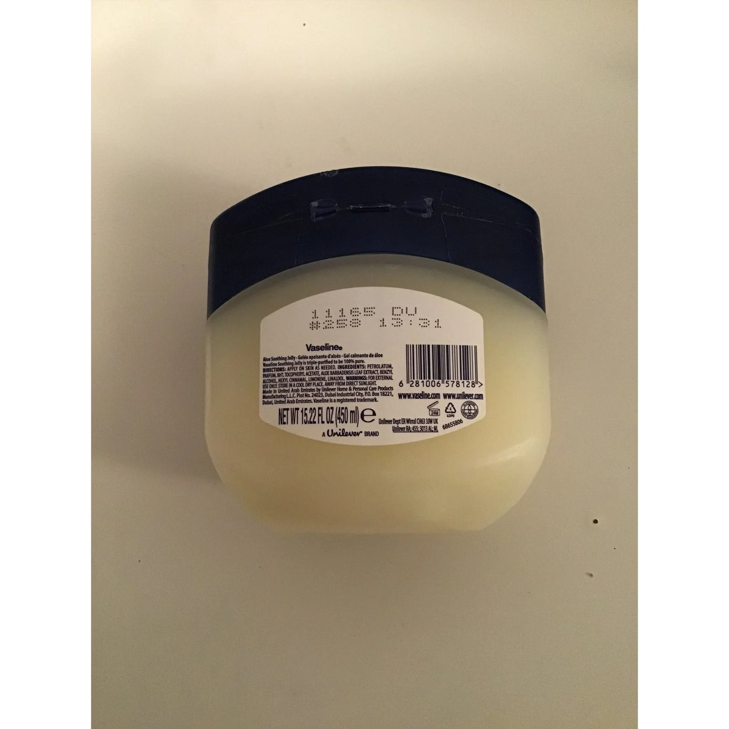 Vaseline Aloe Soothing Jelly After Sun Moisturiser 15.22oz / 450ml