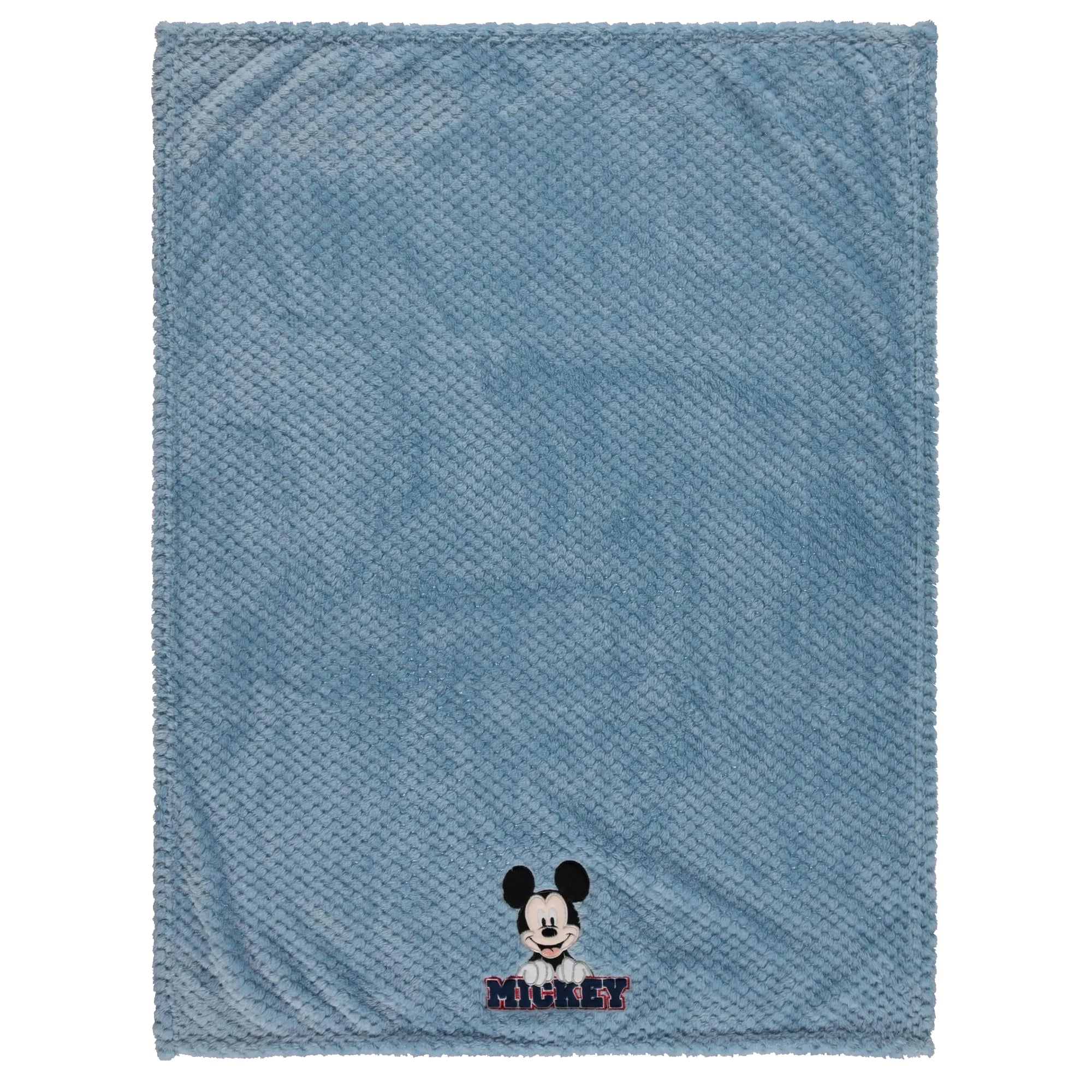 BLANKET PLUSH - DISNEY BOYS 243 - MICKEY MOUSE SMILE - BABY TODDLER CRIB BED
