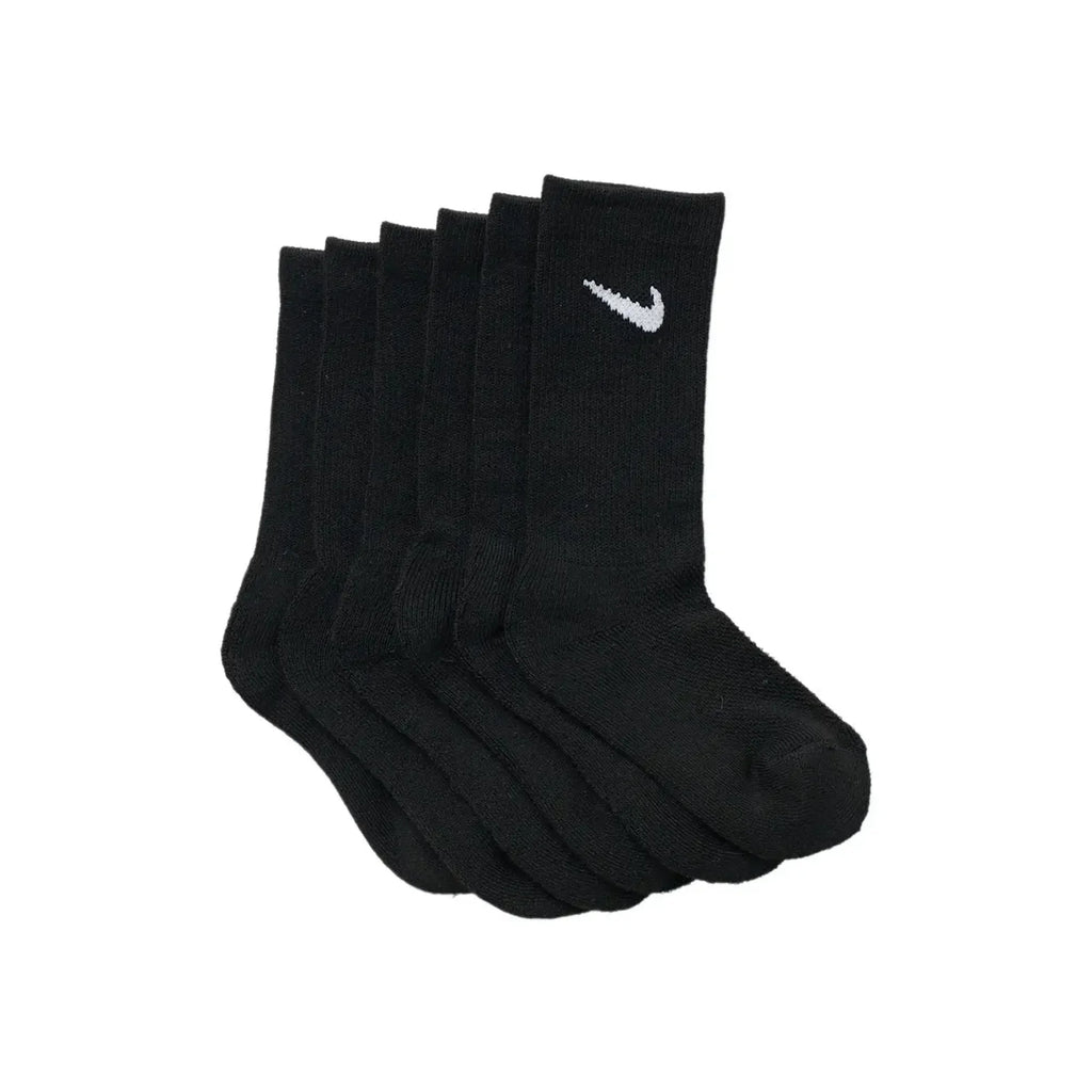 Nike Young Athletes Kids 6-Pair Crew Socks Shoes 10C-13CY/5-7 (Sock Size)
