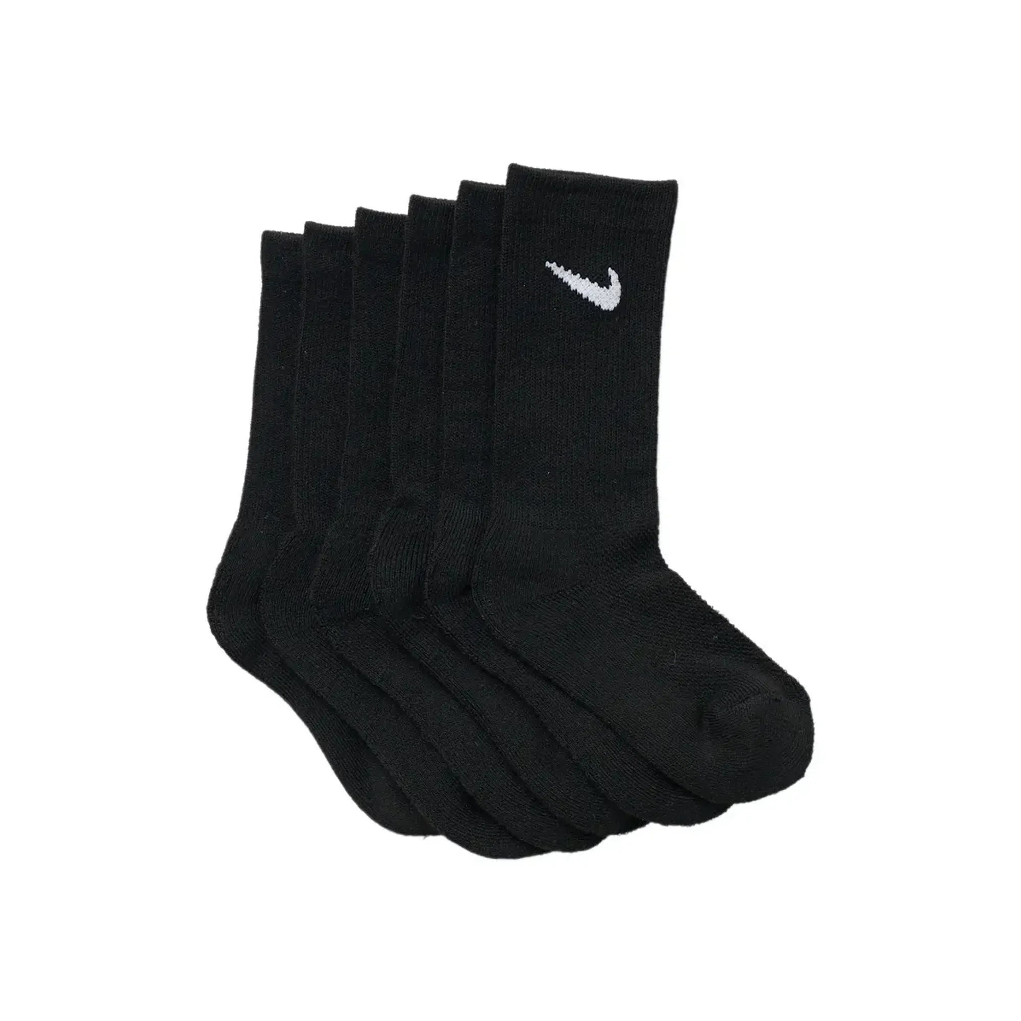 Nike Young Athletes Kids 6-Pair Crew Socks Shoes 10C-13CY/5-7 (Sock Size)