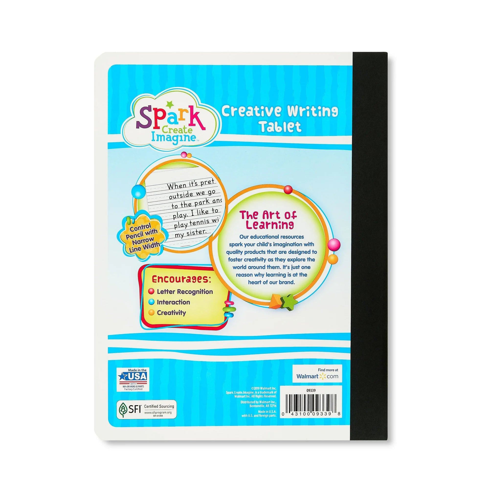 Spark Create Imagine 100 Sheets Primary Composition Book, 9.75 x 7.5, Primary Ruled