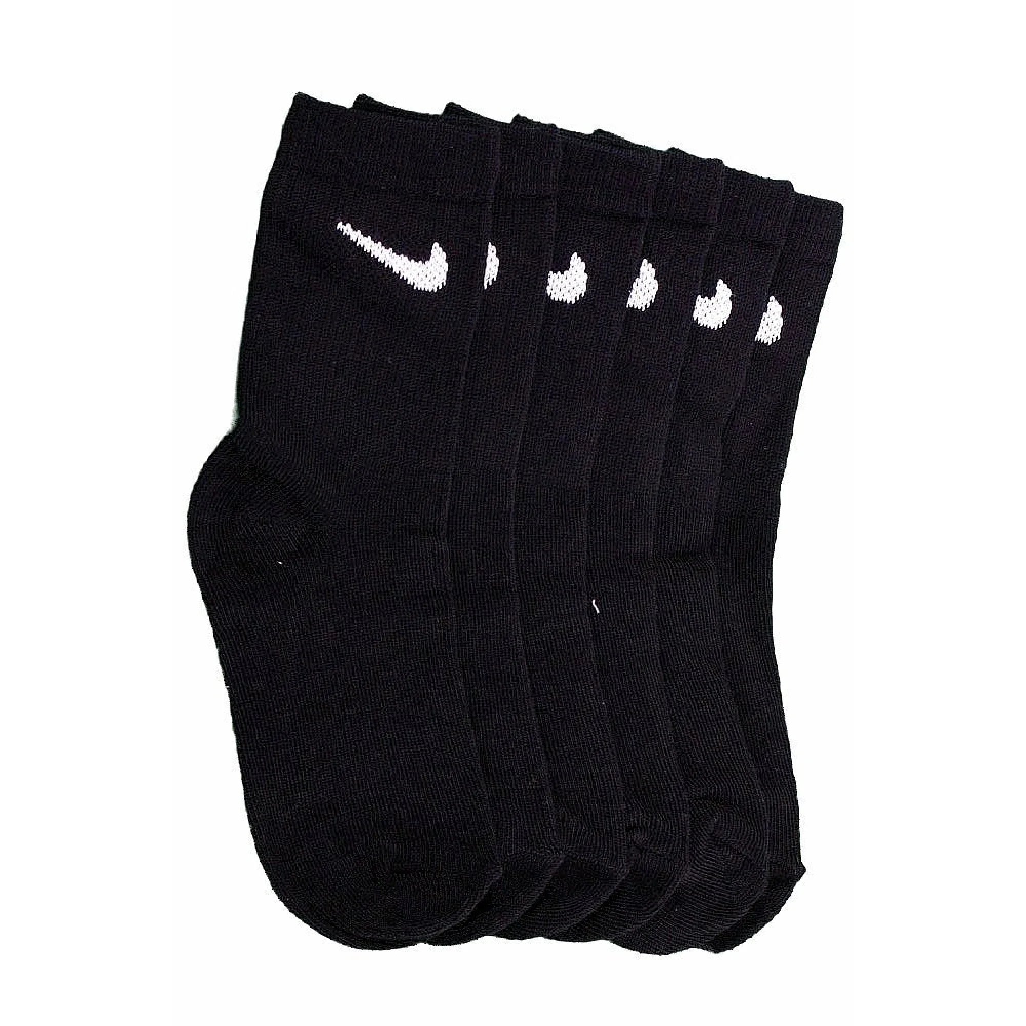 Nike Young Athletes Kids 6-Pair Crew Socks Shoes 10C-13CY/5-7 (Sock Size)