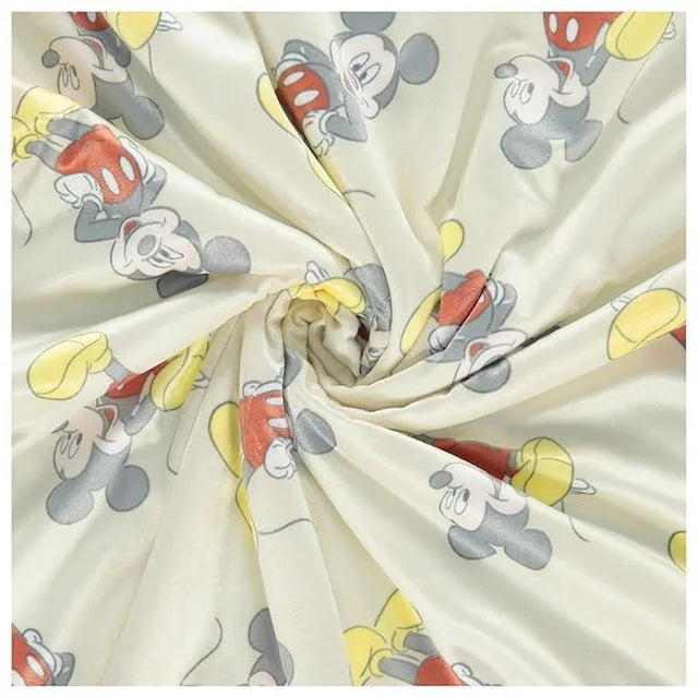 BLANKET PLUSH - DISNEY BOYS 243 - MICKEY MULTI CREAM - BABY TODDLER CRIB BED