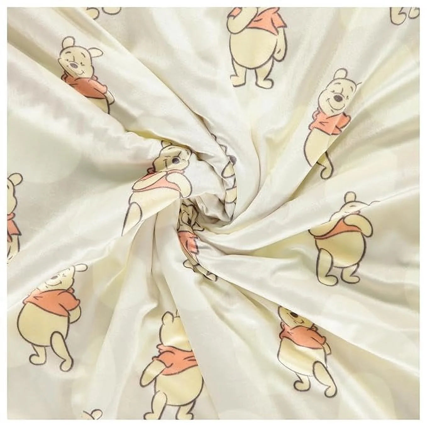 BLANKET PLUSH - DISNEY BOYS 243 - WINNIE POOH YELLOW HAND- BABY TODDLER CRIB BED