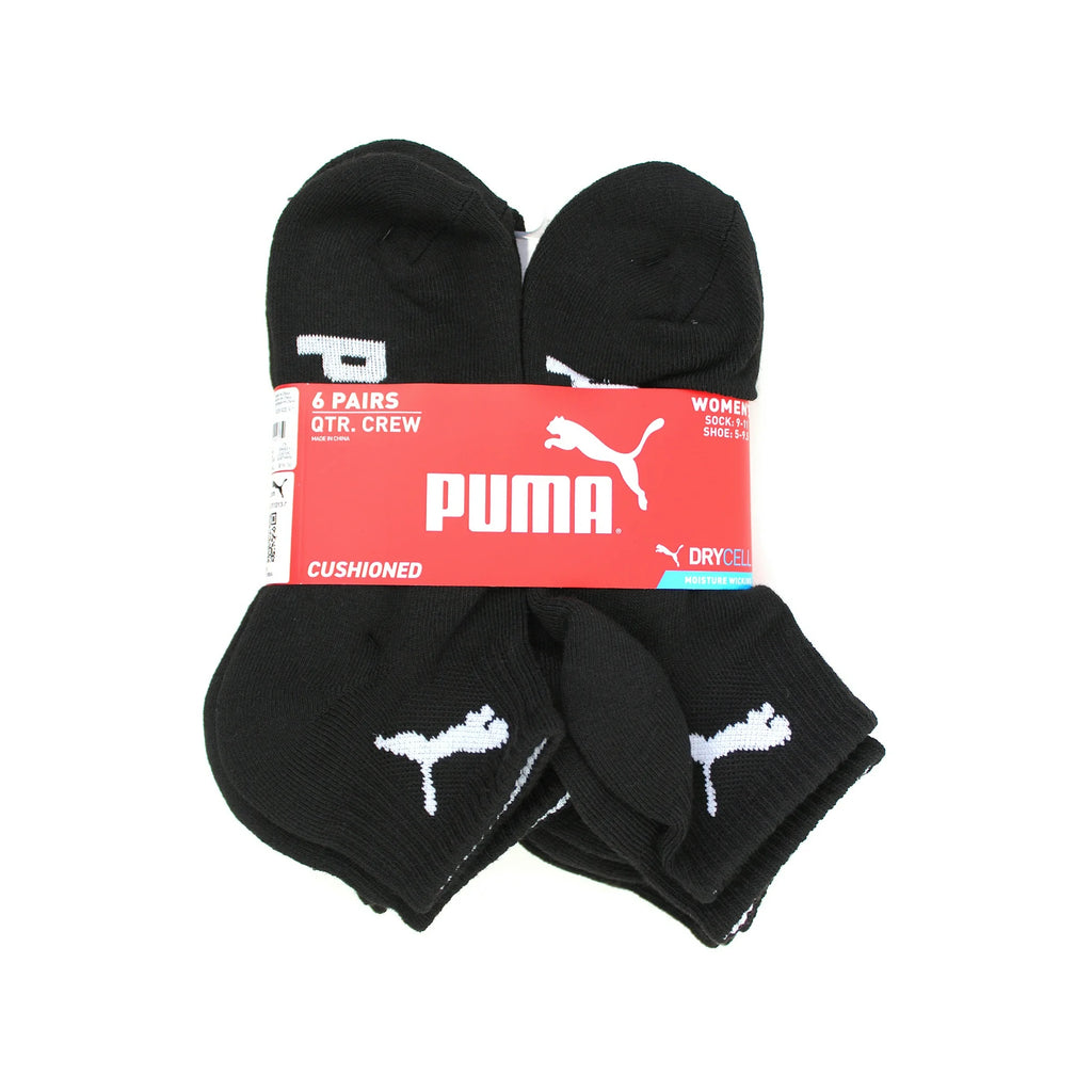 Puma Women's Quarter Crew Socks 9-11