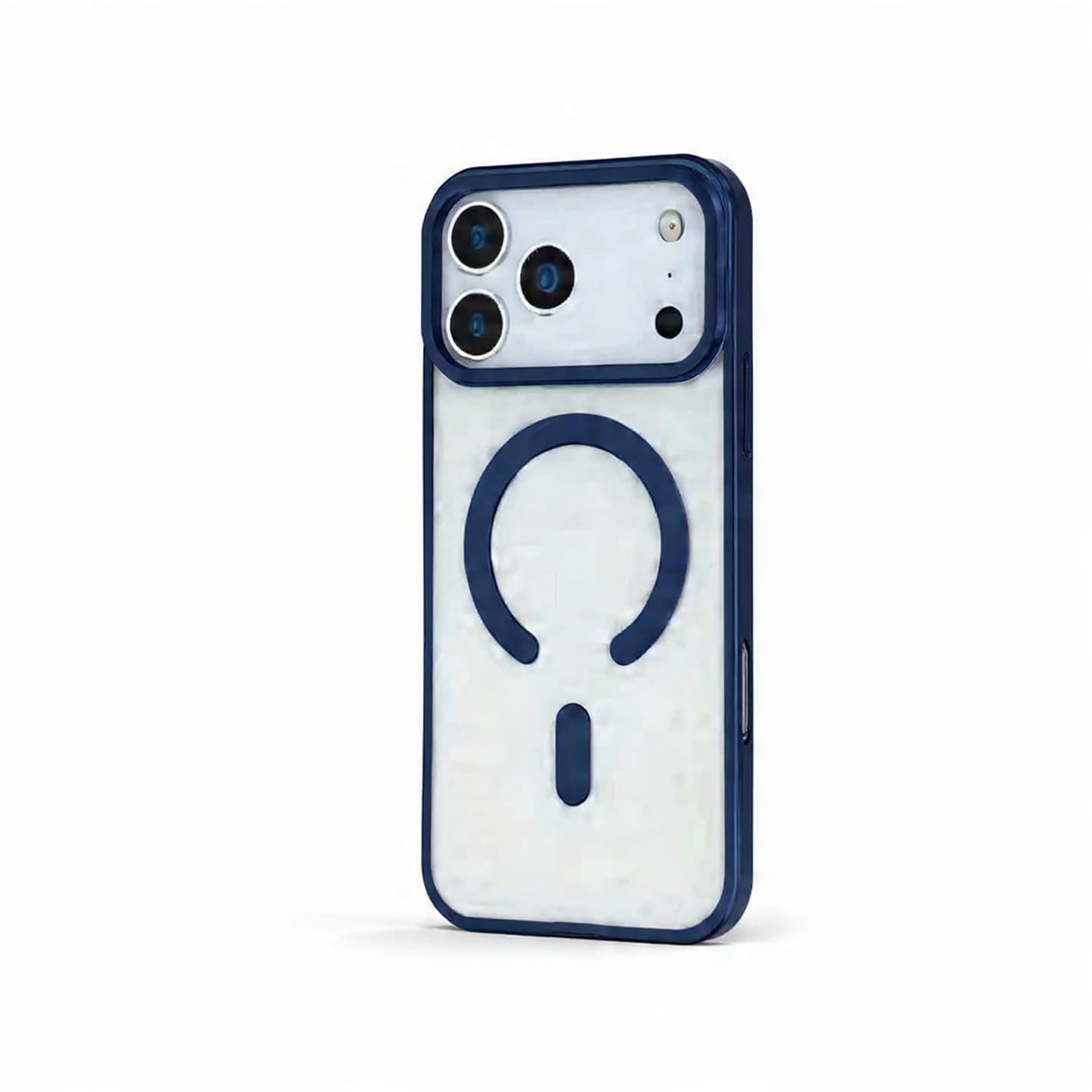 HaloGrip Magnetic Case – Dual Layer Protection for iPhone, Midnight Blue