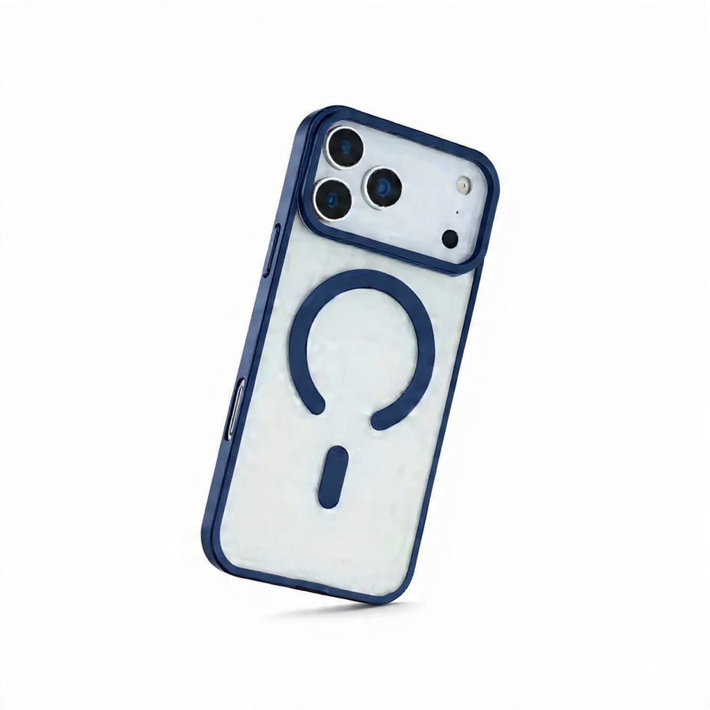 HaloGrip Magnetic Case – Dual Layer Protection for iPhone, Midnight Blue