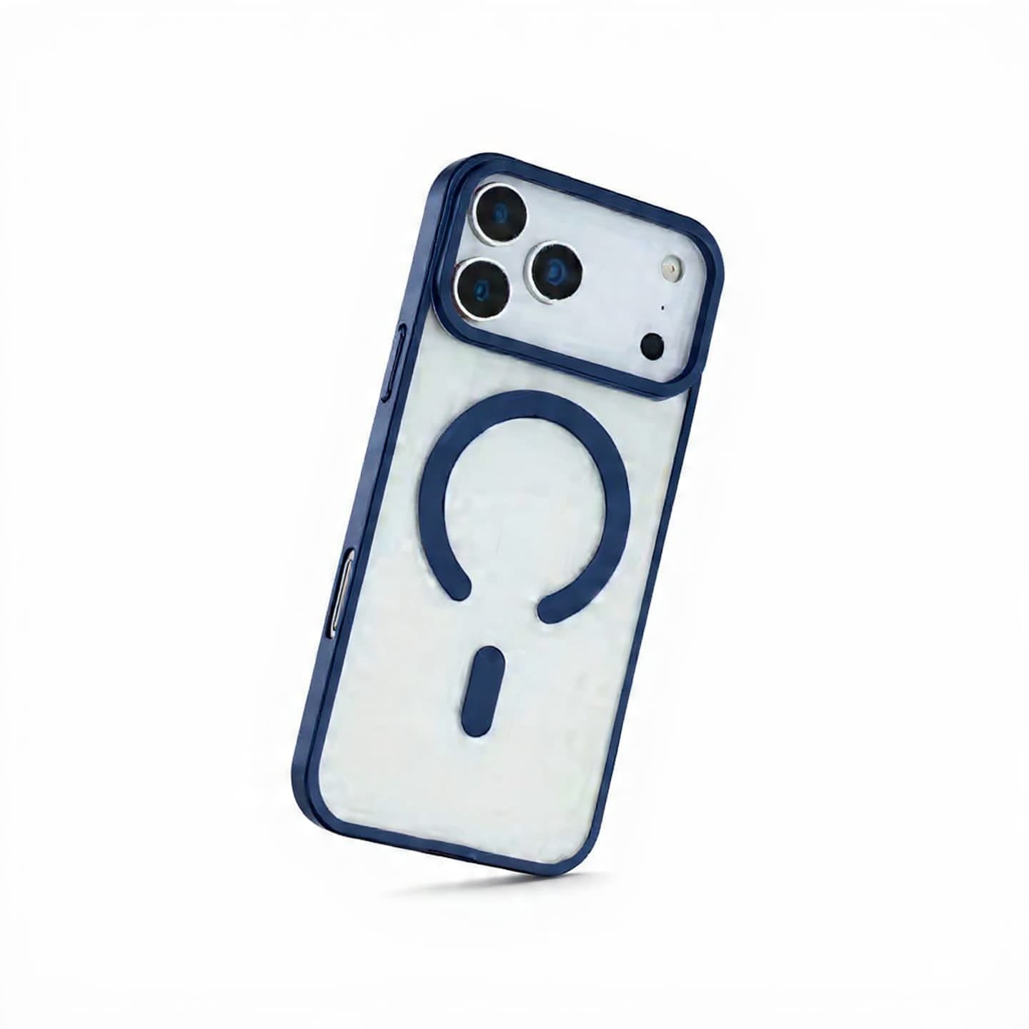 HaloGrip Magnetic Case – Dual Layer Protection for iPhone, Midnight Blue