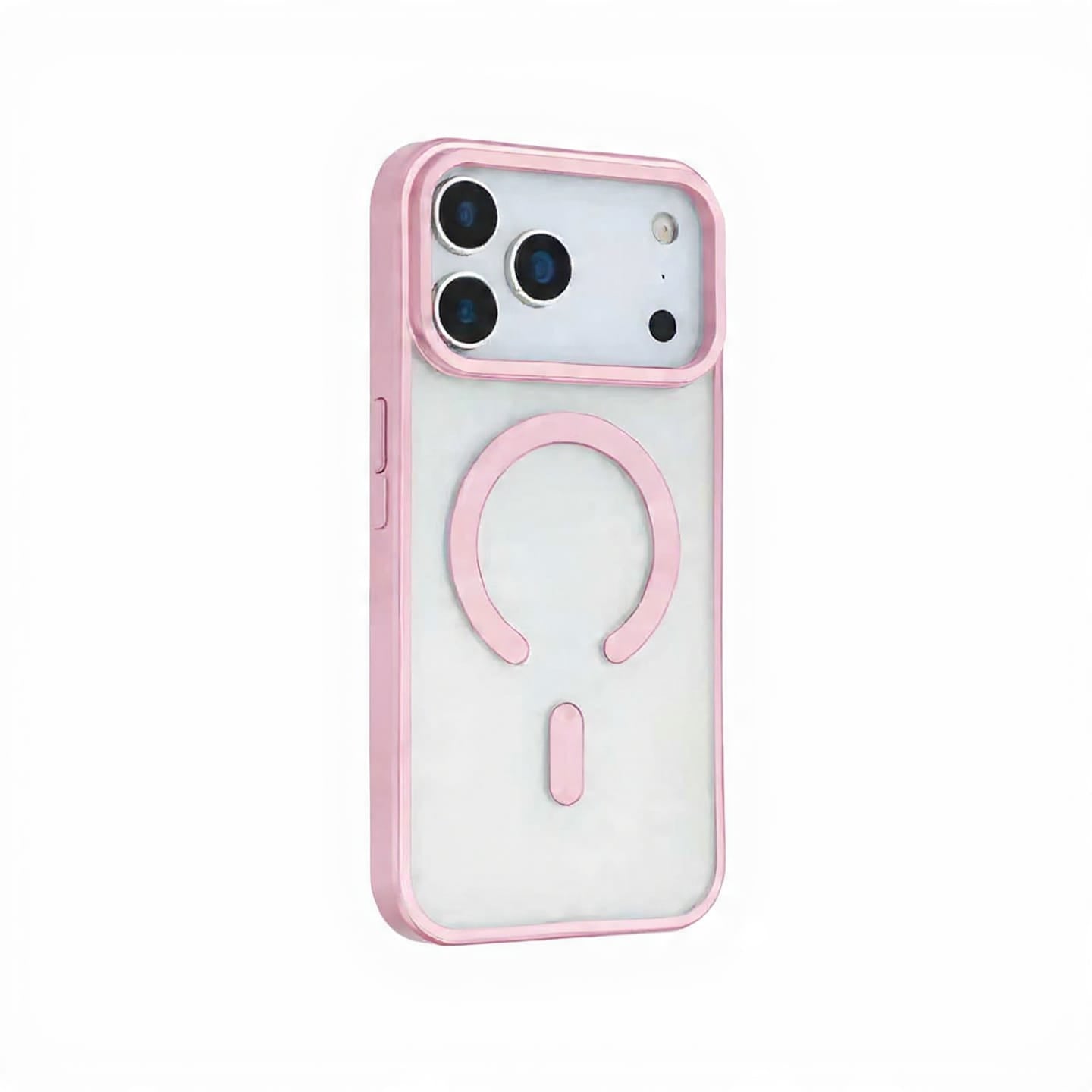 HaloGrip Magnetic Case – Dual Layer Protection for iPhone, Rose Quartz