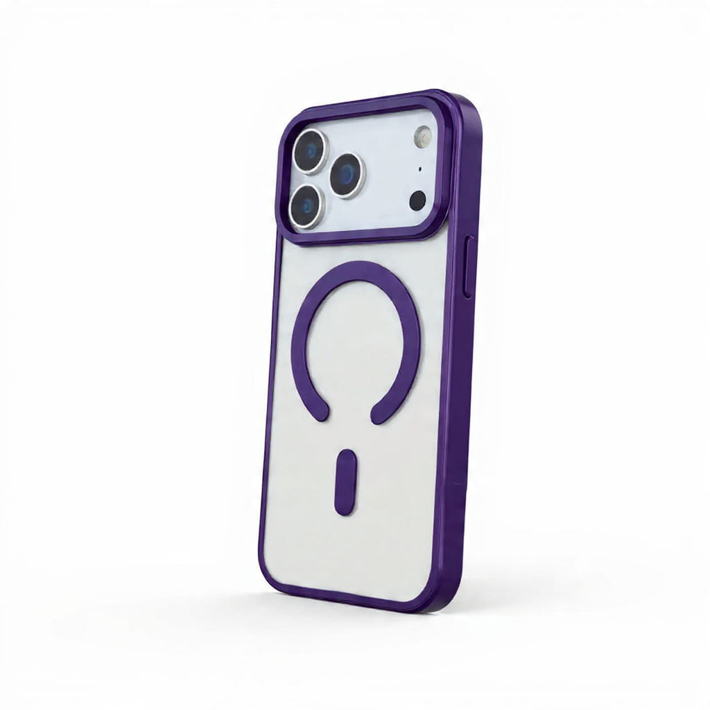 HaloGrip Magnetic Case – Dual Layer Protection for iPhone, Velvet Purple