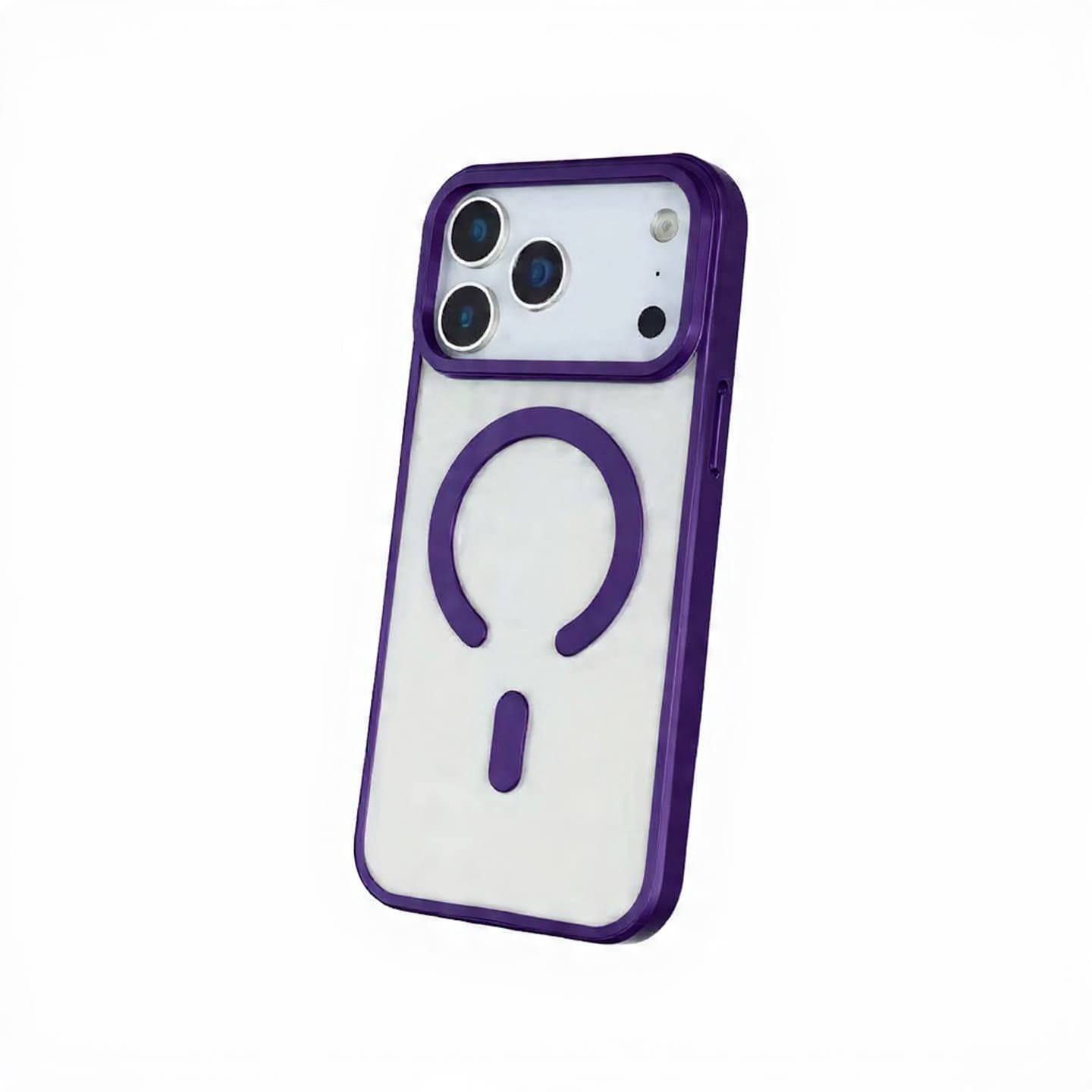 HaloGrip Magnetic Case – Dual Layer Protection for iPhone, Velvet Purple