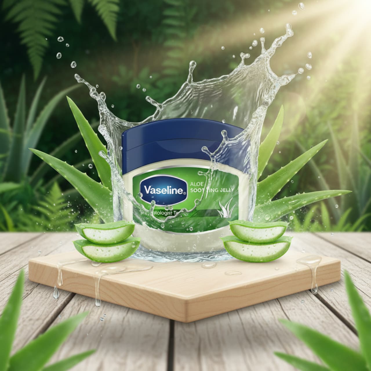 Vaseline Aloe Soothing Jelly After Sun Moisturiser 15.22oz / 450ml