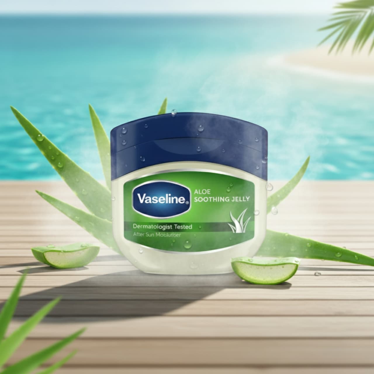 Vaseline Aloe Soothing Jelly After Sun Moisturiser 15.22oz / 450ml