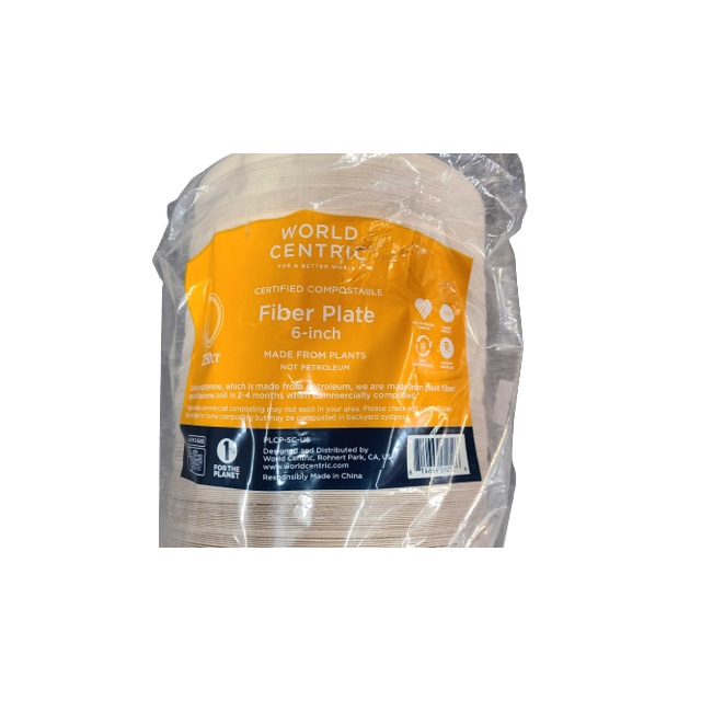 World Centric Fiber Plate 6 in. - 250 Count