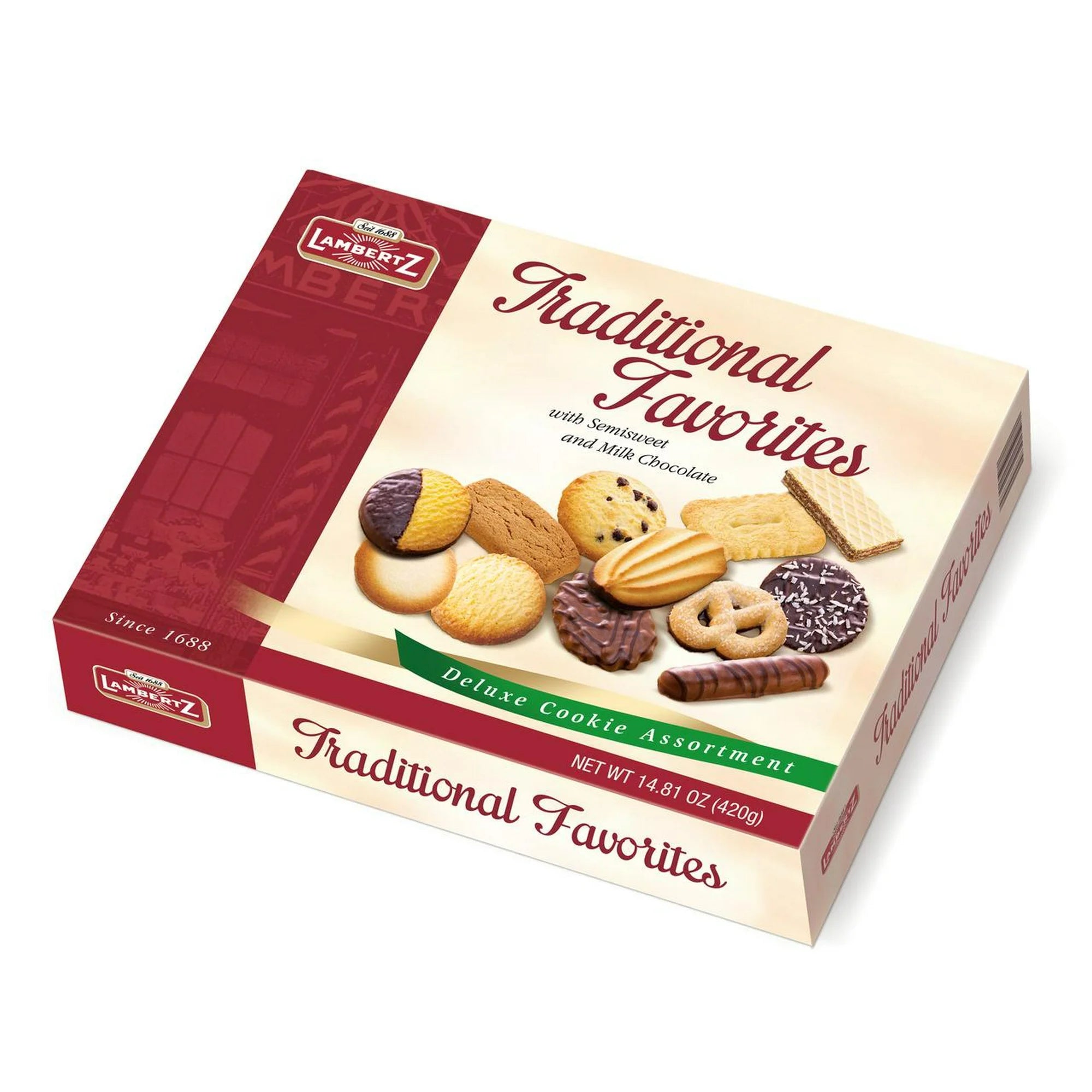 Lambertz Traditional Favorites Deluxe Cookie Assortment, 14.81oz box