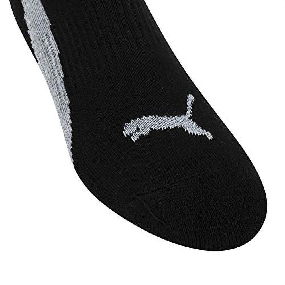PUMA Mens 6-Pack Low Cut Socks Black/Grey
