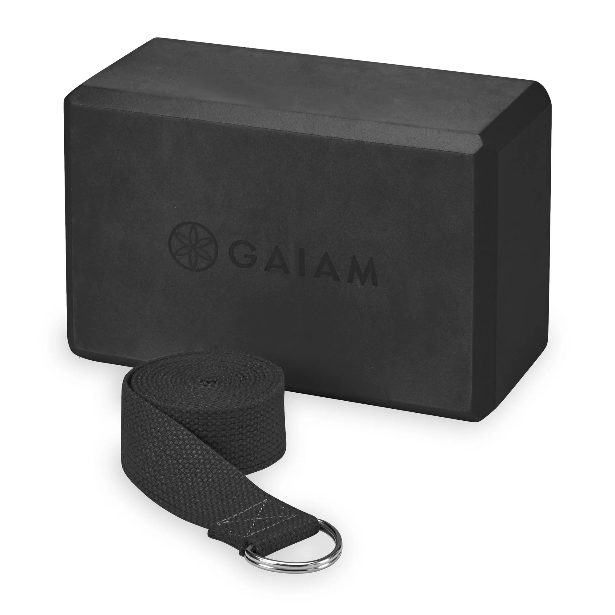 Foam Yoga Block Black by Gaiam